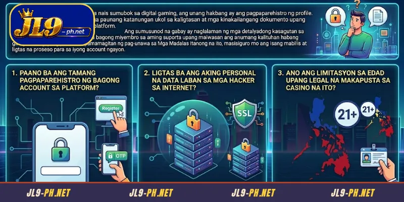 Mga Madalas Itanong ukol sa Paglikha at Beripikasyon ng Account