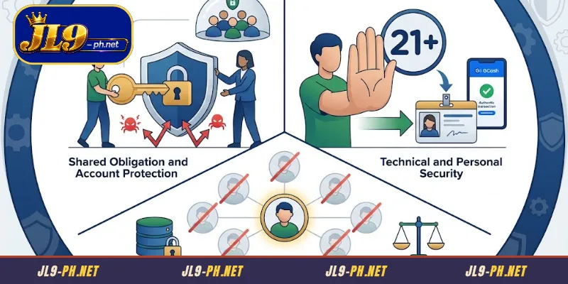 Mga Tuntunin at Kundisyon JL9 para sa Seguridad at Responsibilidad ng Manlalaro