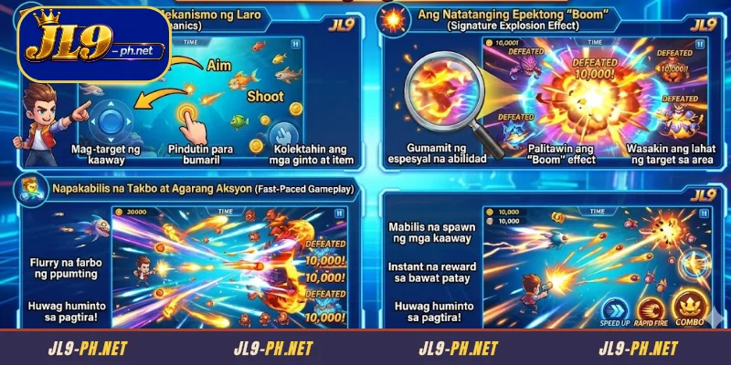 Paano laruin ang Boom Legend JL9 mahahalagang kaalaman